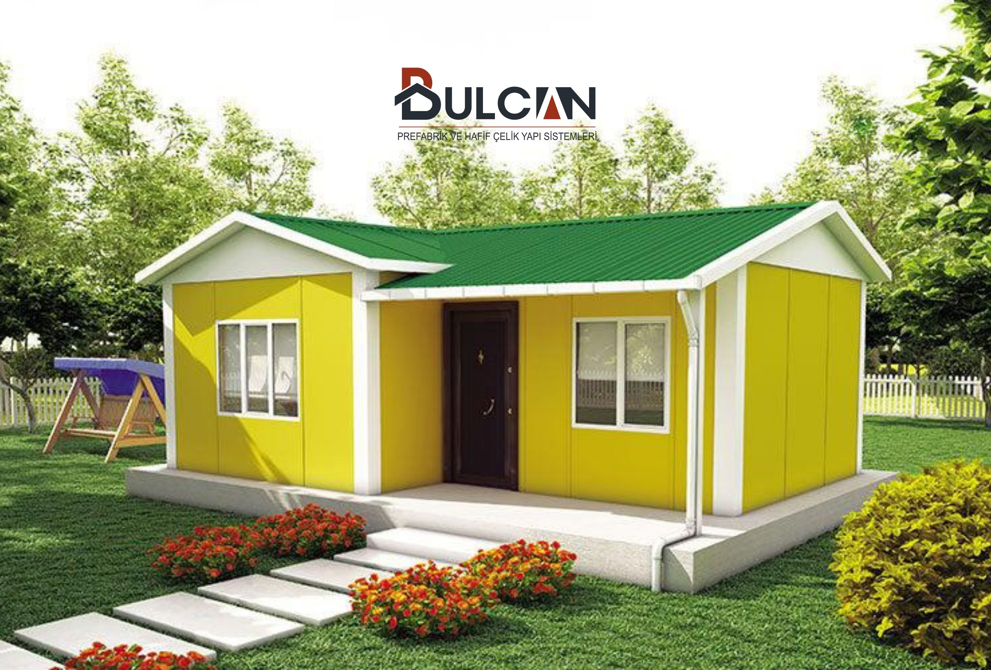 40 m² Tek Kat Prefabrik Ev