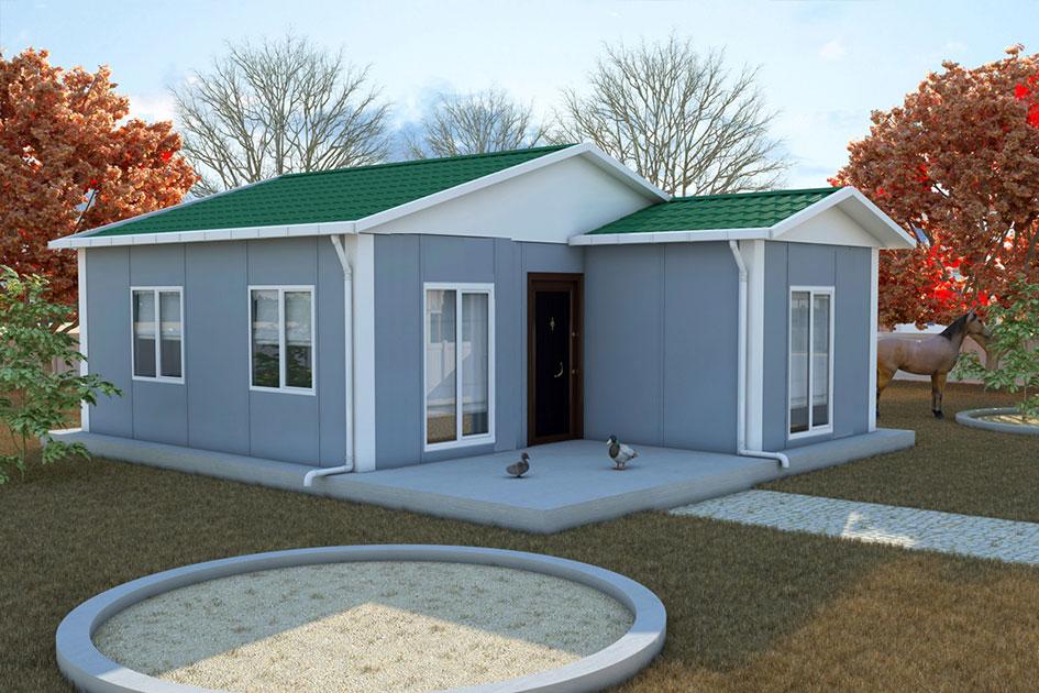 49 m² 2+1 Tek Kat Prefabrik Ev görsel 1