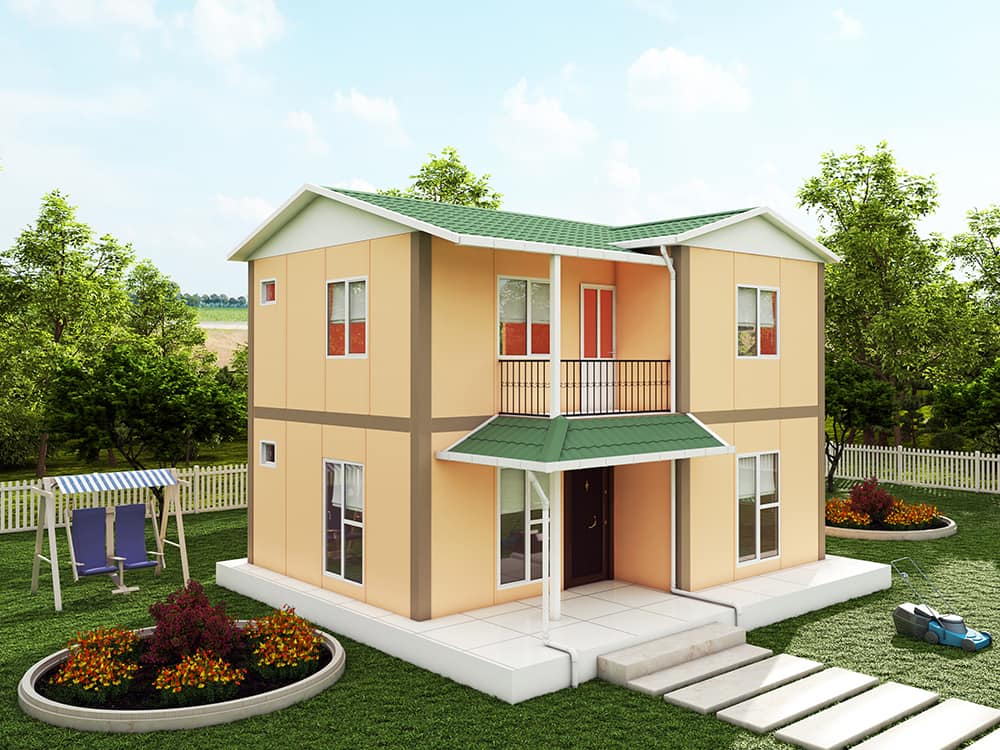 101 m² 2+1 Tek Kat Prefabrik Ev