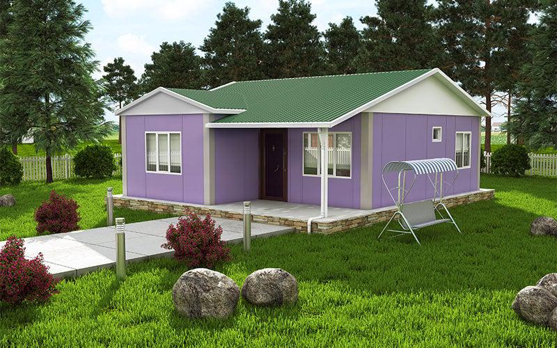 69 m² 2+1 Tek Kat Prefabrik Ev görsel 1