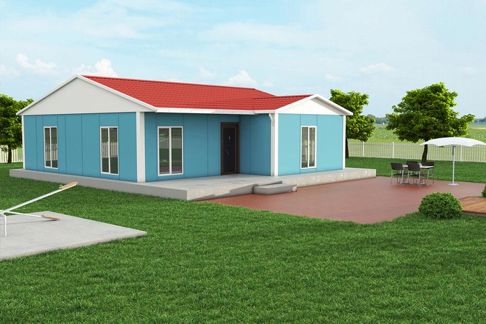 113 m² 3+1 Tek Kat Prefabrik Ev