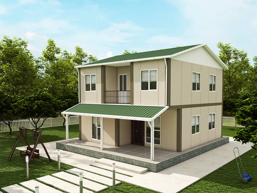 131 m² 3+1 Dubleks Prefabrik Ev