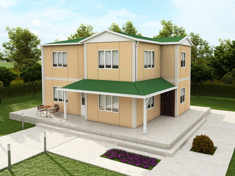 142 m² 4+1 Dubleks Prefabrik Ev