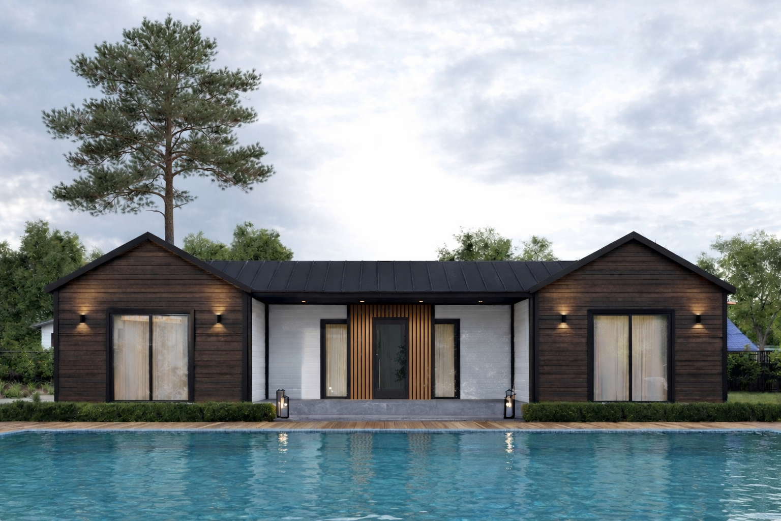 140 m² 3+1 Tek Katlı Çelik Villa | Nova 140