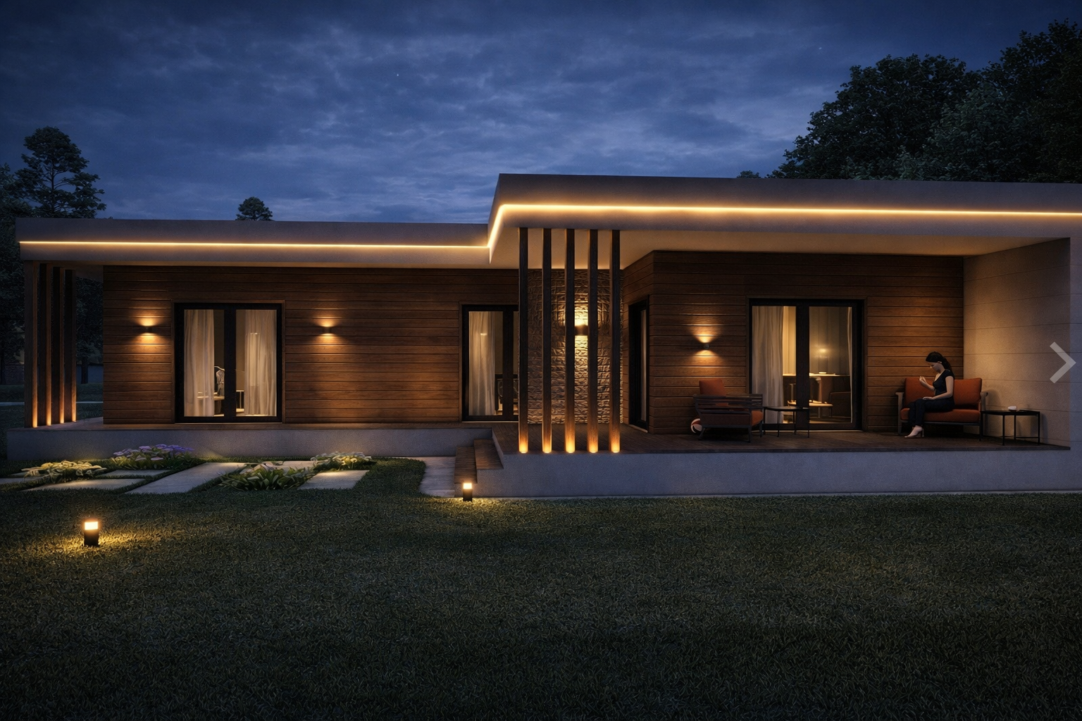 174 m² 3+1 Tek Katlı Çelik Villa | Nova 174