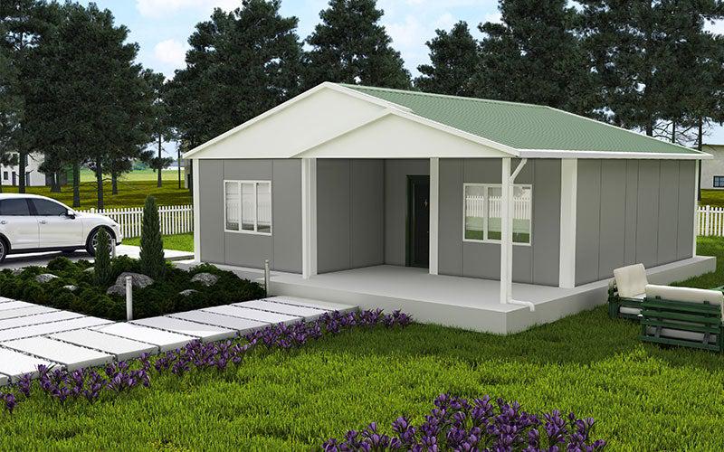 84 m² 2+1 Tek Kat Prefabrik Ev görsel 2