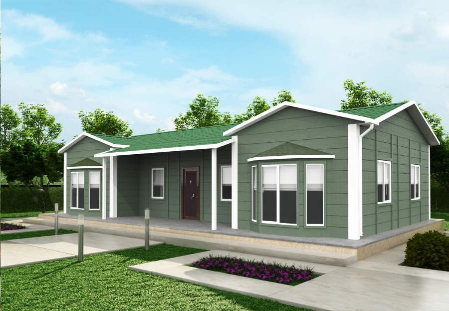 106 m² 3+1 Tek Kat Prefabrik Ev görsel 2