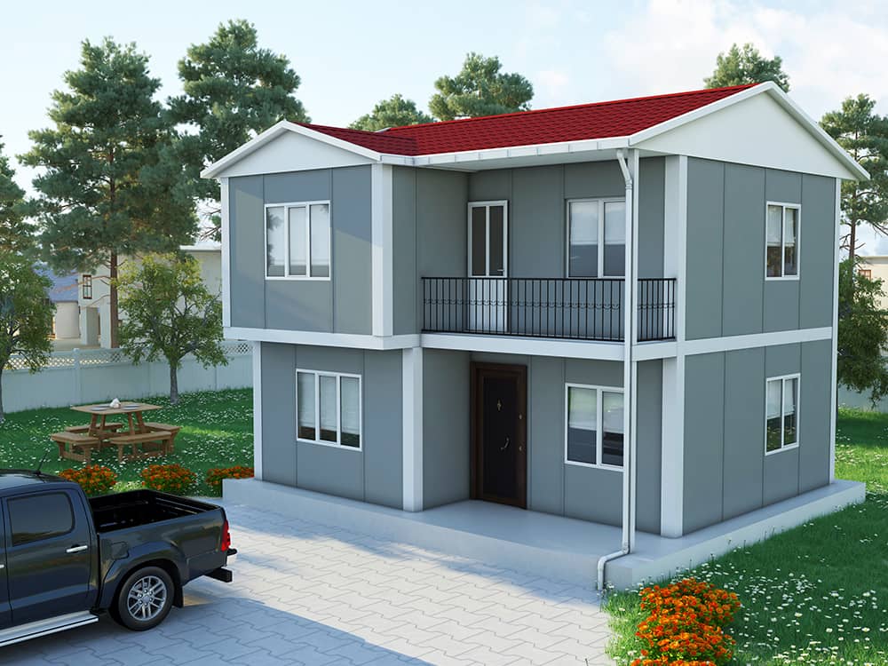 105 m² 3+1 Dubleks Prefabrik Ev görsel 2