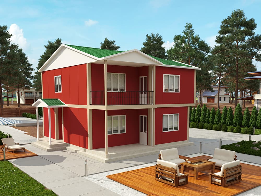 153 m² 4+1 Dubleks Prefabrik Ev görsel 2