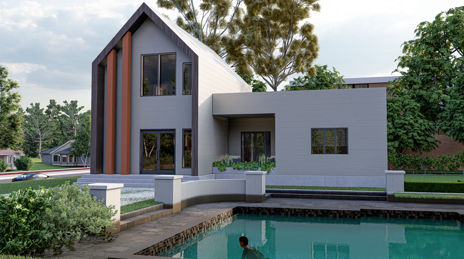 149 m² 3+1 Dubleks Çelik Villa görsel 2