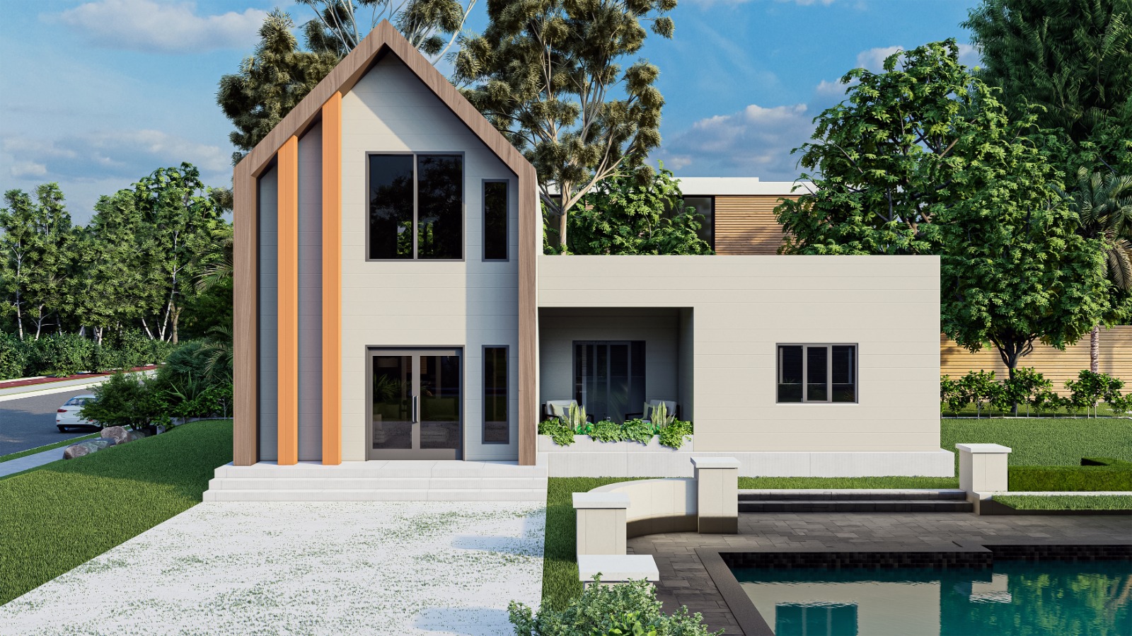 149 m² 3+1 Dubleks Çelik Villa görsel 3