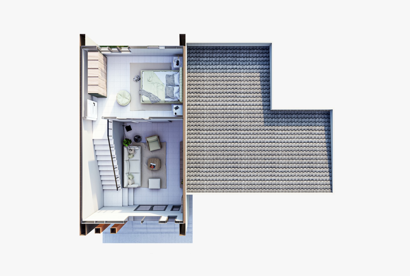 149 m² 3+1 Dubleks Çelik Villa son görsel